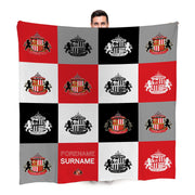 Sunderland AFC Chequered Fleece Blanket